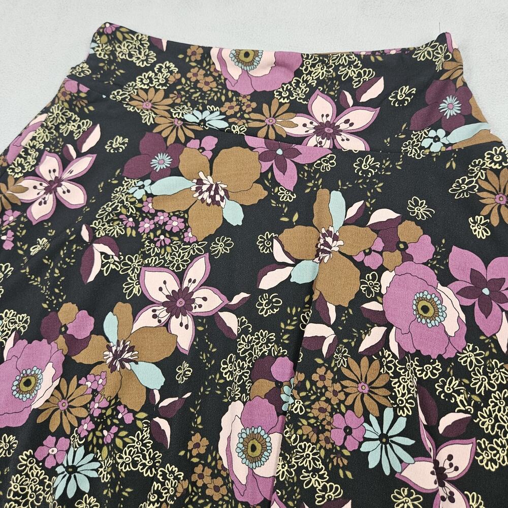 Y2K Star City Floral Skirt Small Fairy Handkerchief Hem Boho Mini Whimsigoth - Picture 2 of 11